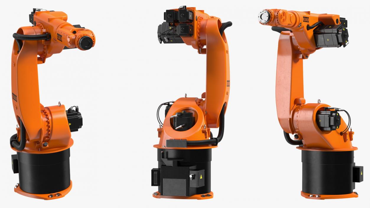 3D model Kuka Industrial Robot Arm KR 30-3 Rigged