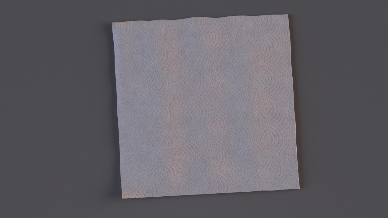 Realistic Paper Napkin 3D