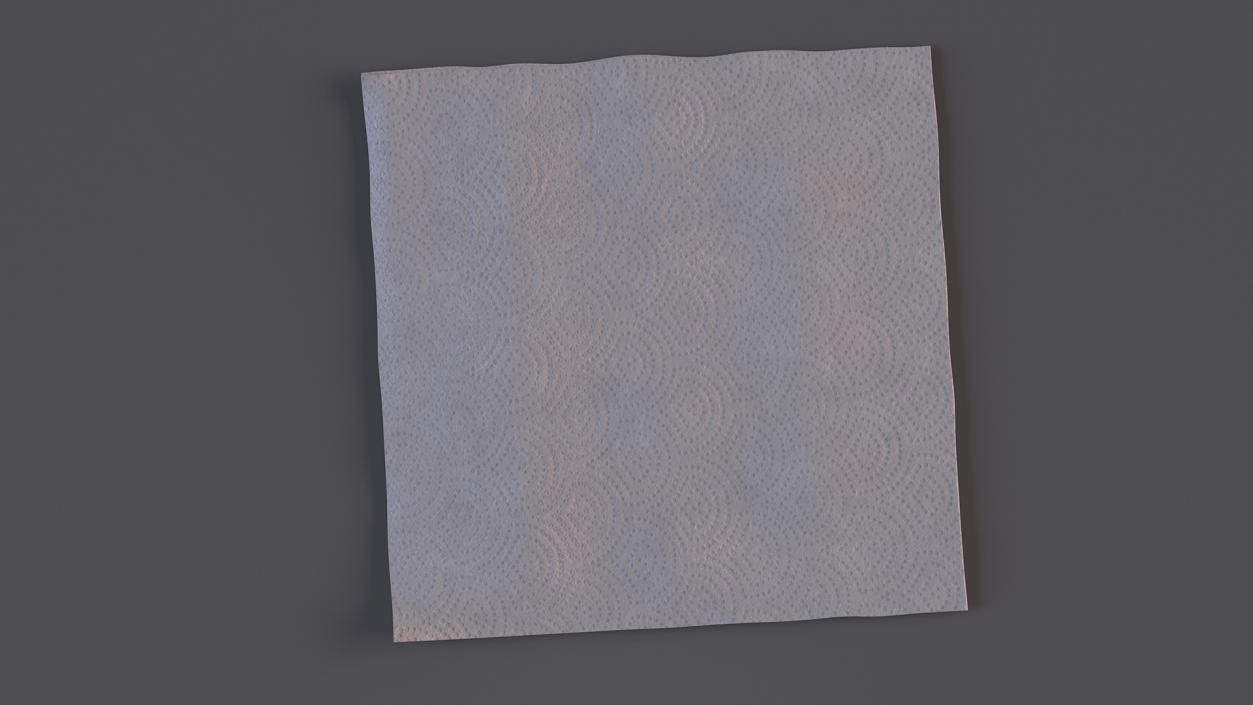 Realistic Paper Napkin 3D