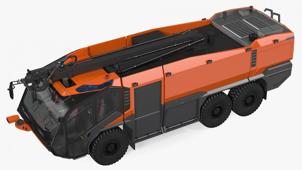 Firefighting Truck 6x6 3D