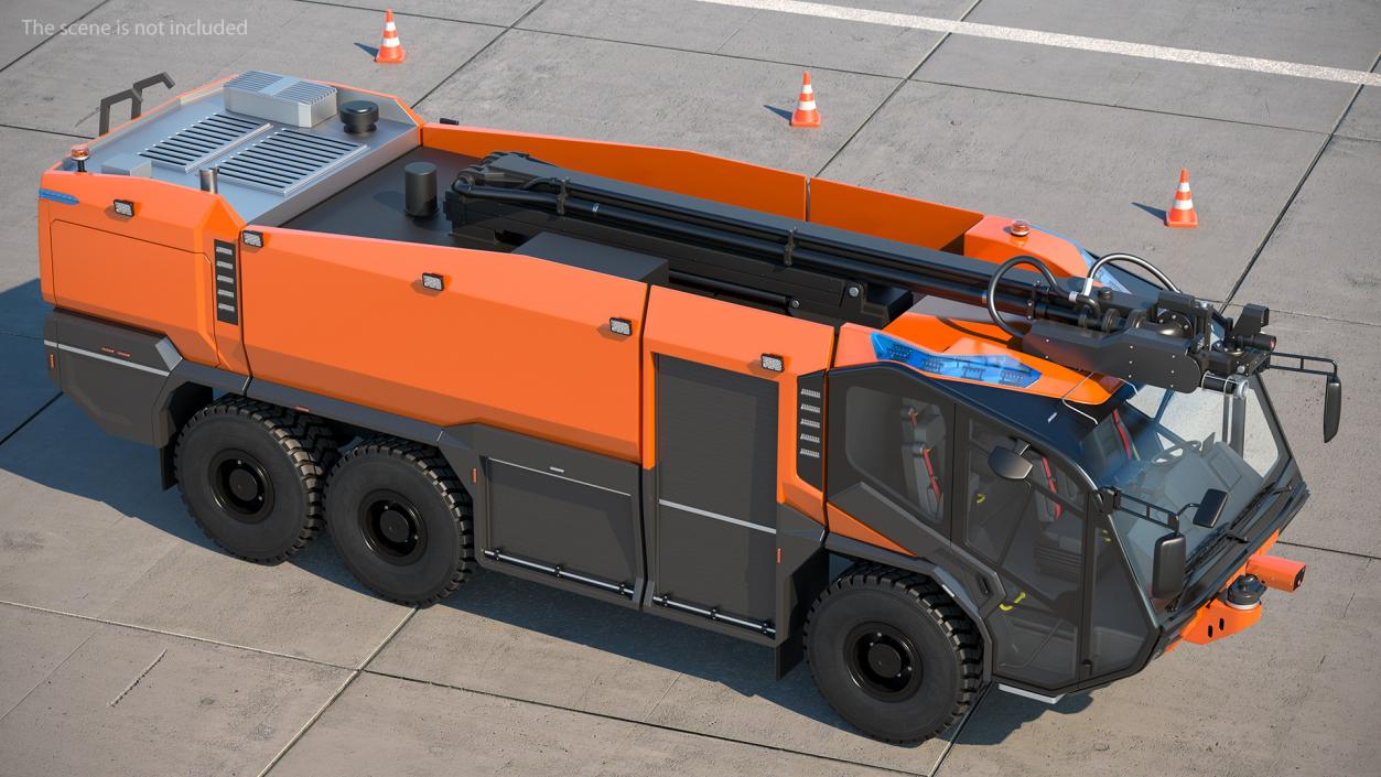 Firefighting Truck 6x6 3D