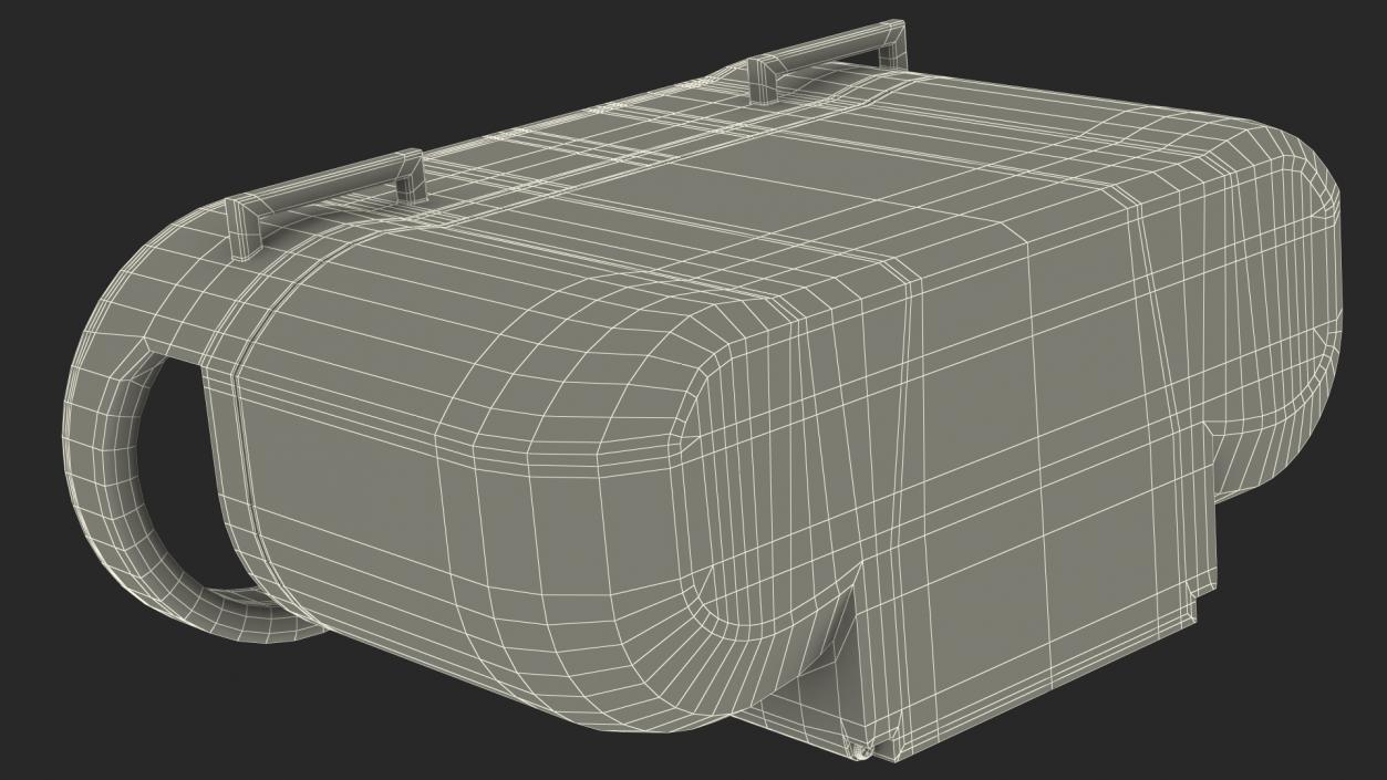 Remote Control Trench Roller Dirty 3D model