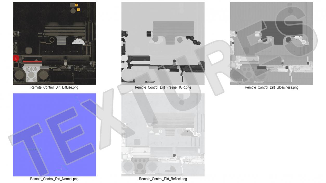 Remote Control Trench Roller Dirty 3D model