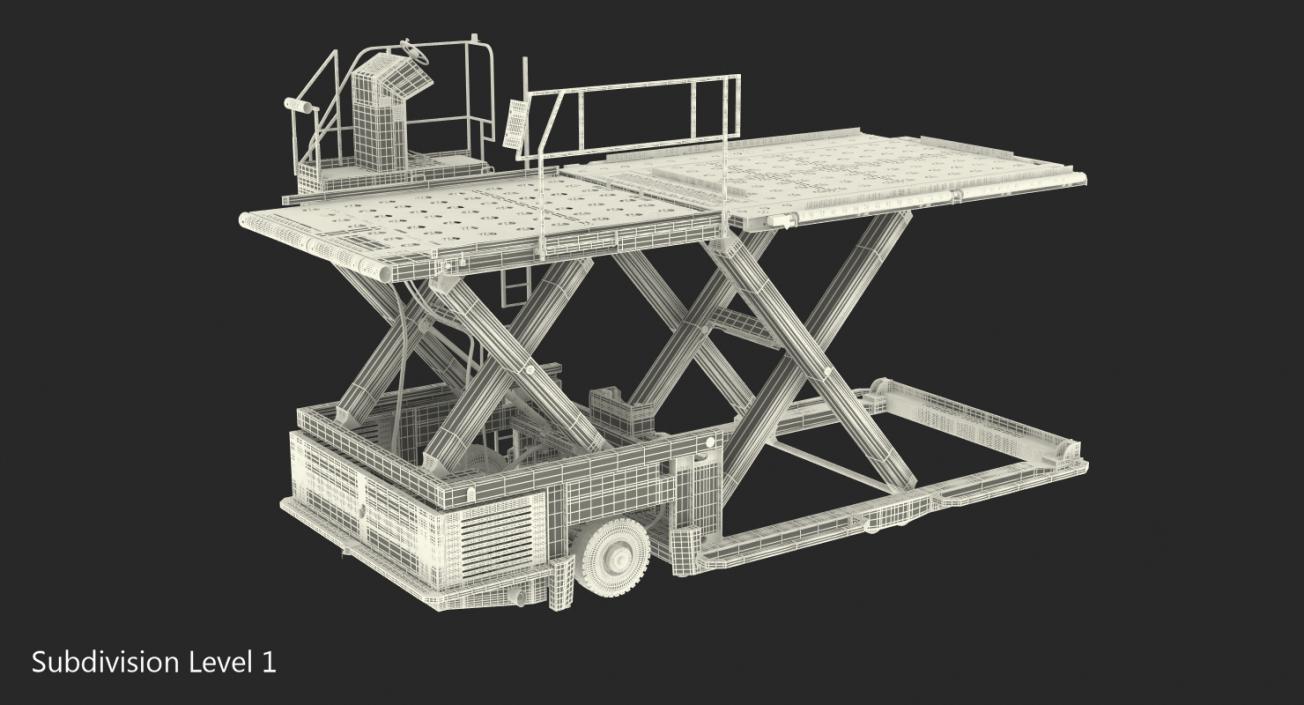 3D model Lower Deck Loader Commander 15