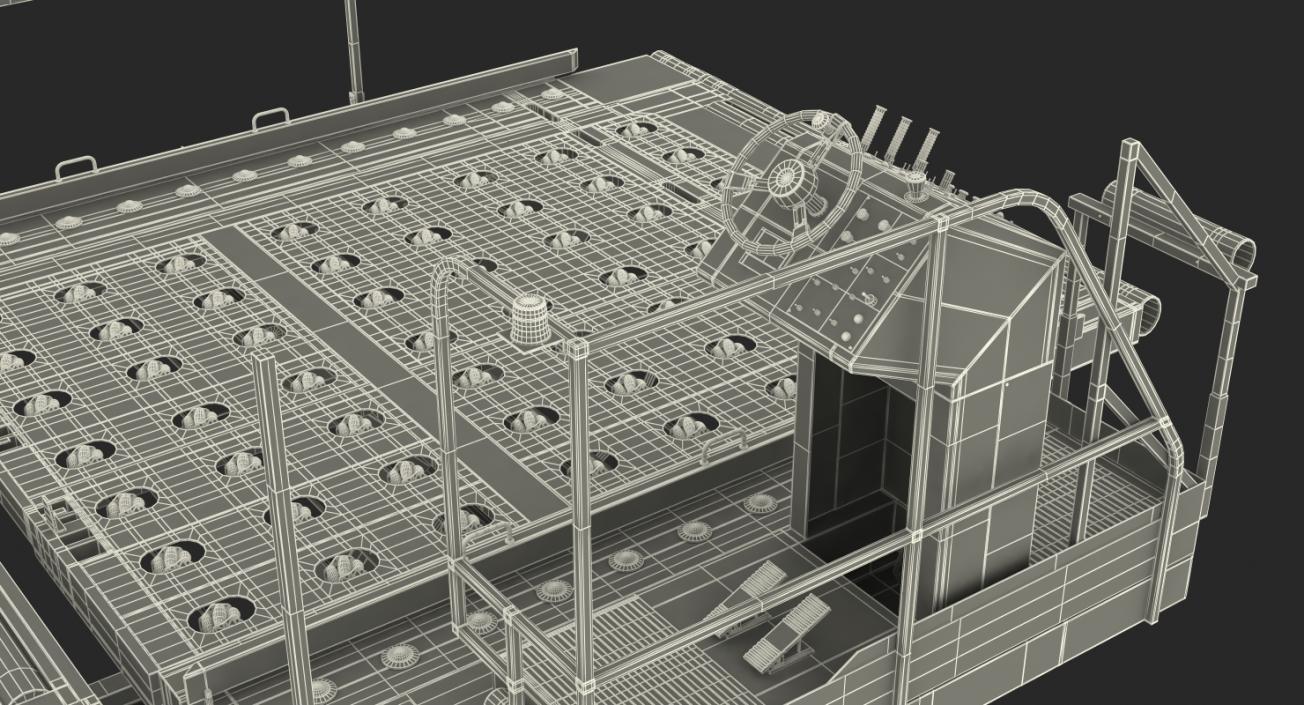 3D model Lower Deck Loader Commander 15