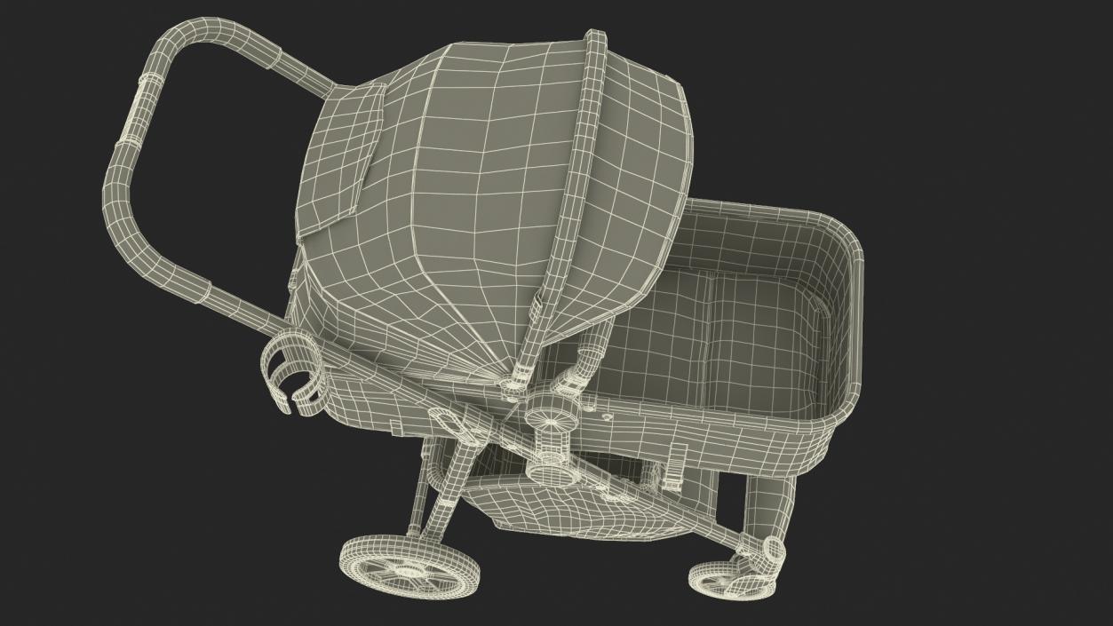 3D Foldable Sleeping Bassinet Gray