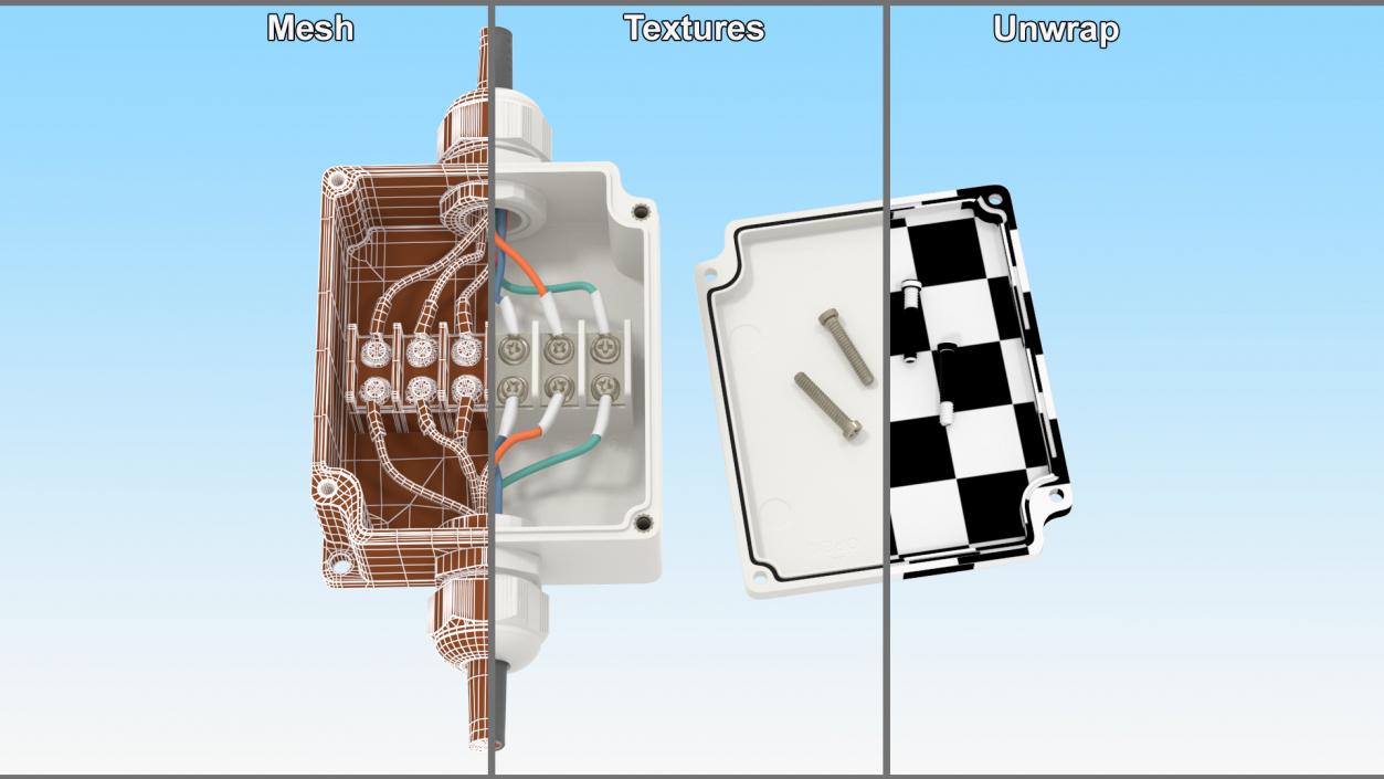 3D model Junction Boxes Collection