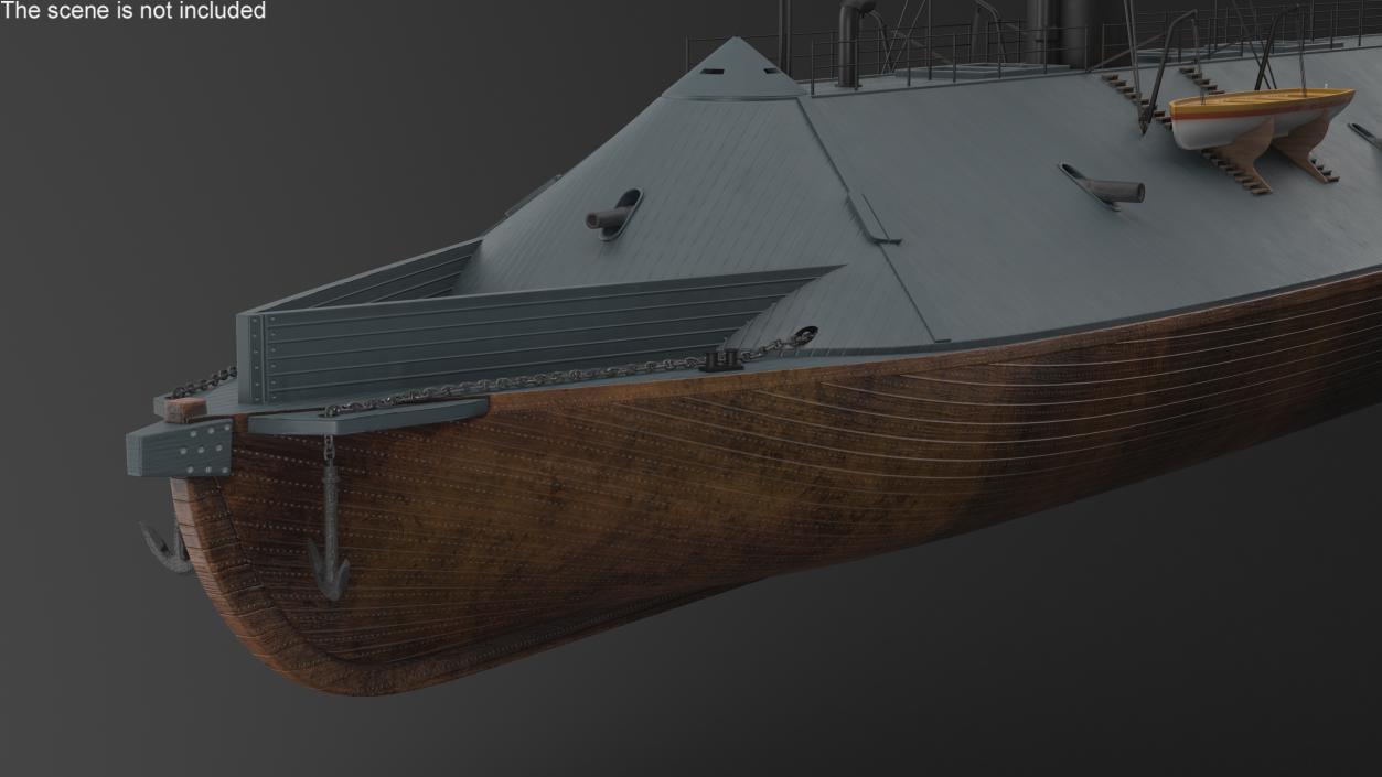 CSS Virginia 2 3D model