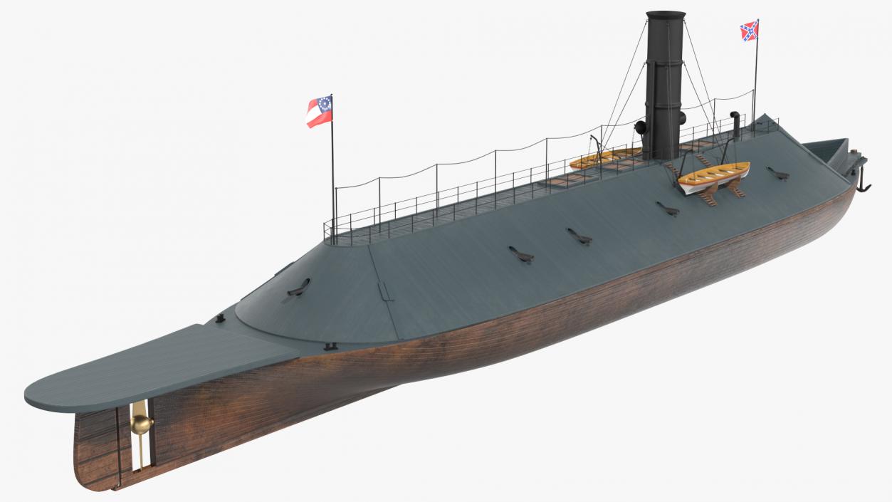 CSS Virginia 2 3D model