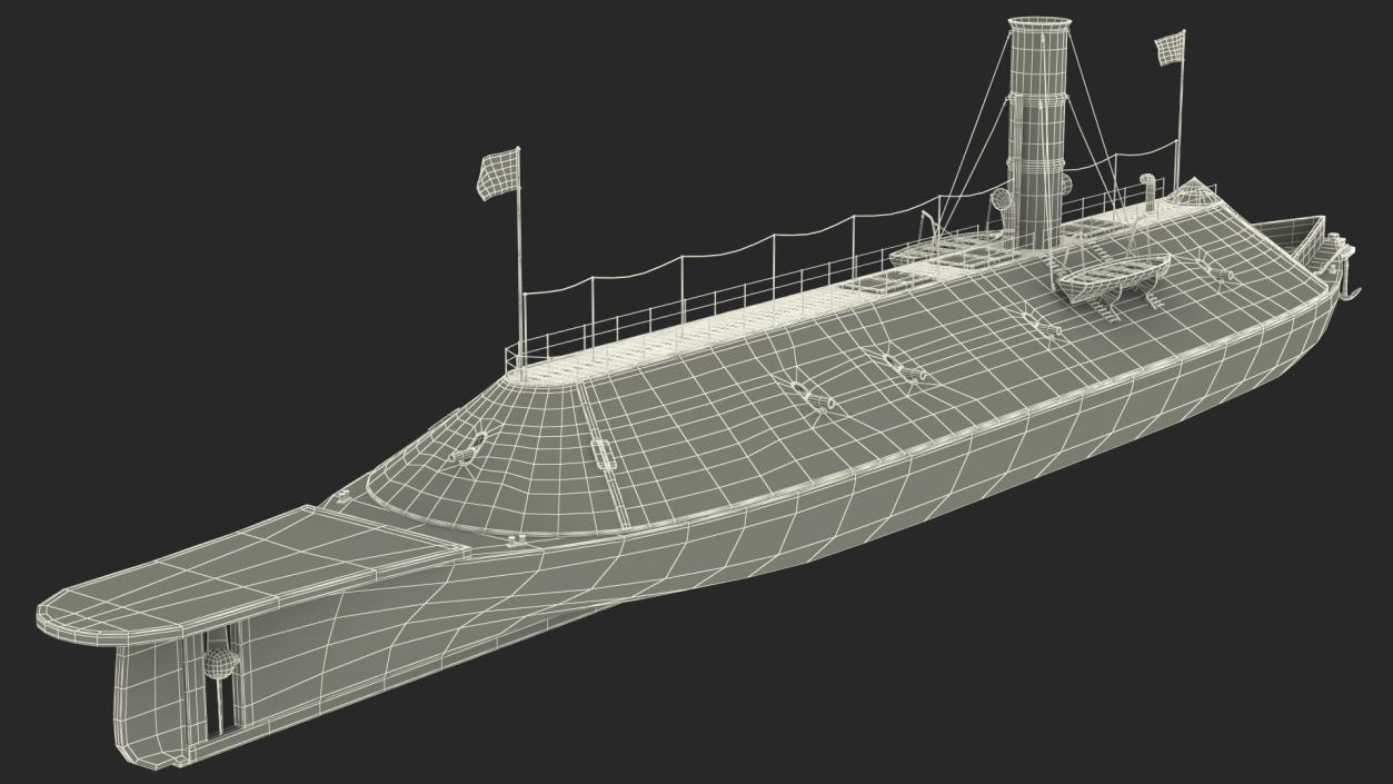 CSS Virginia 2 3D model