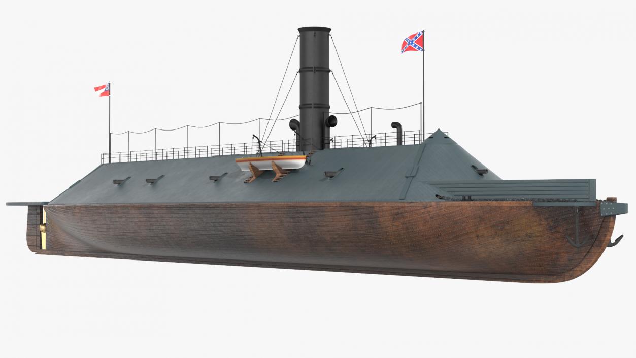 CSS Virginia 2 3D model