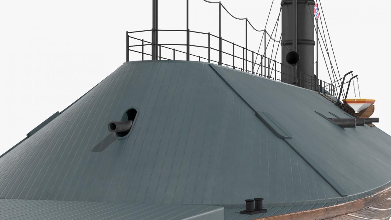 CSS Virginia 2 3D model