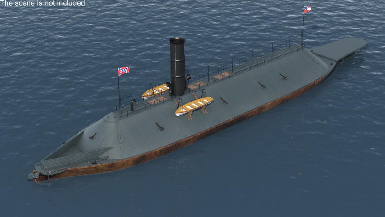 CSS Virginia 2 3D model