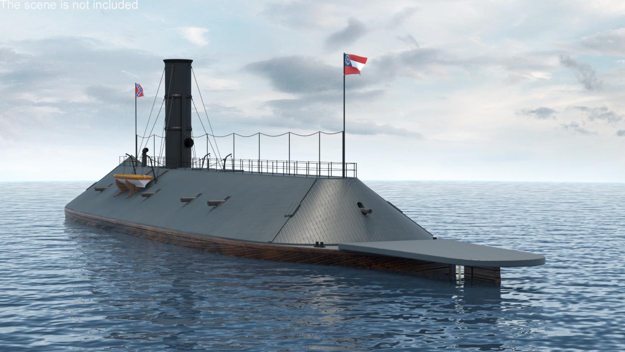 CSS Virginia 2 3D model