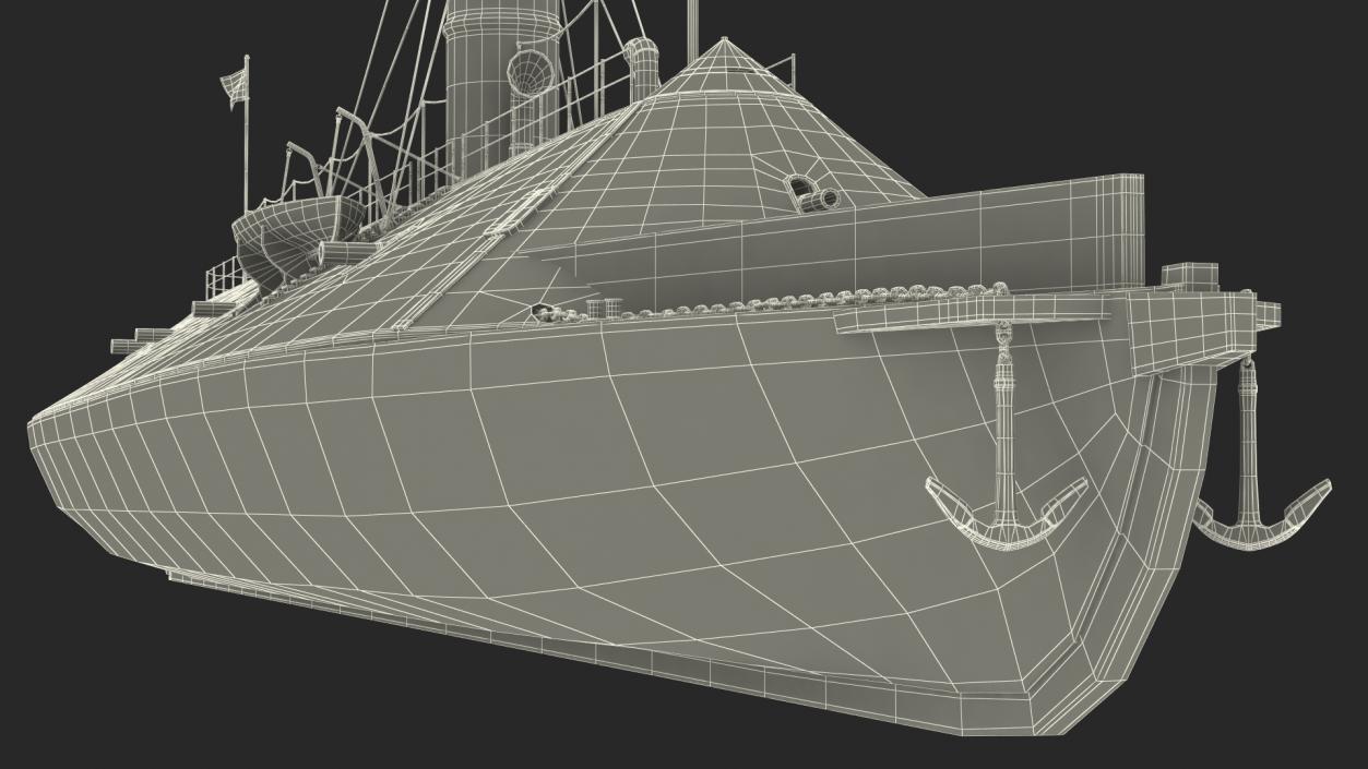 CSS Virginia 2 3D model