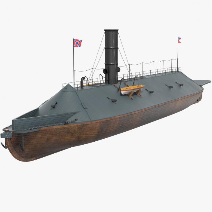 CSS Virginia 2 3D model