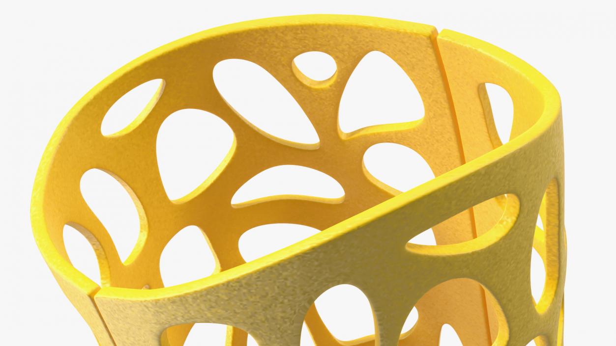 3D -Printed Orthopedic Cast Hand Yellow