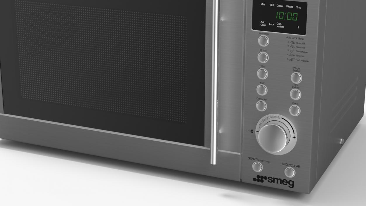 Smeg Microwave Oven 3D model