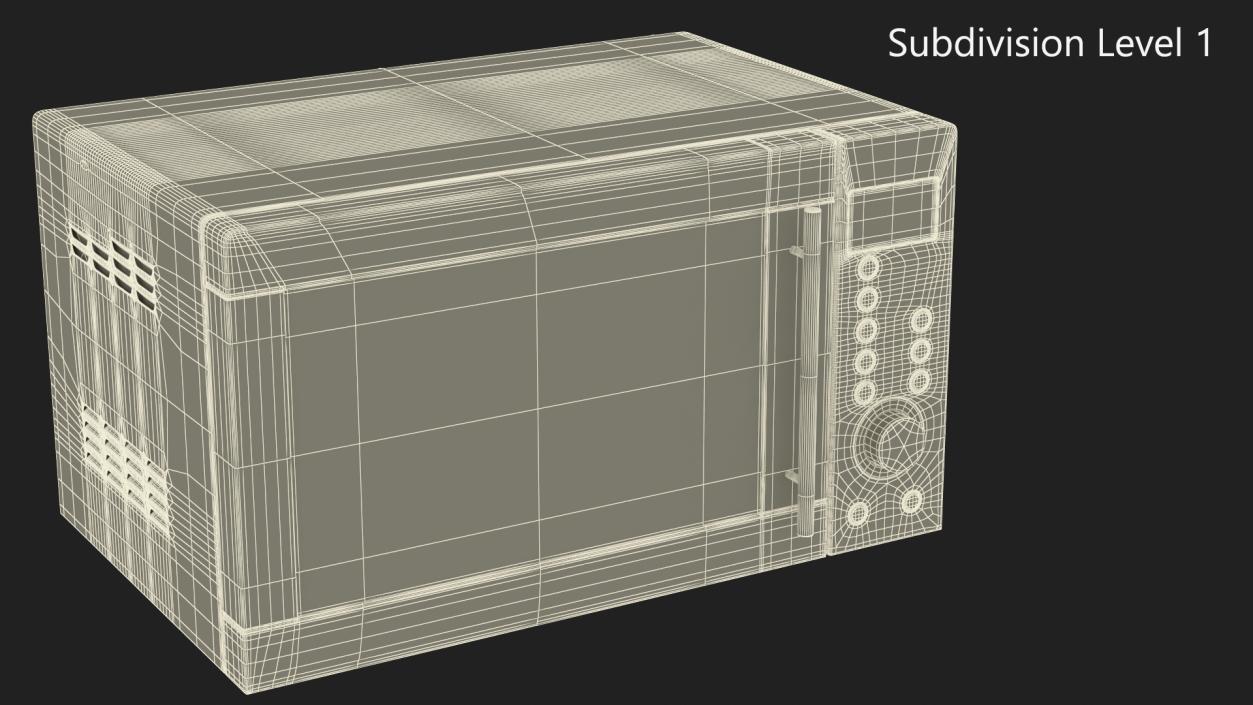 Smeg Microwave Oven 3D model