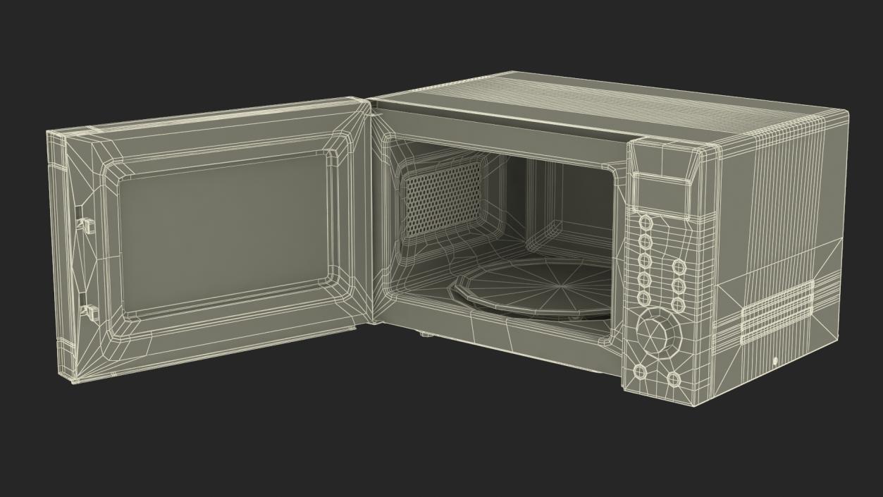 Smeg Microwave Oven 3D model