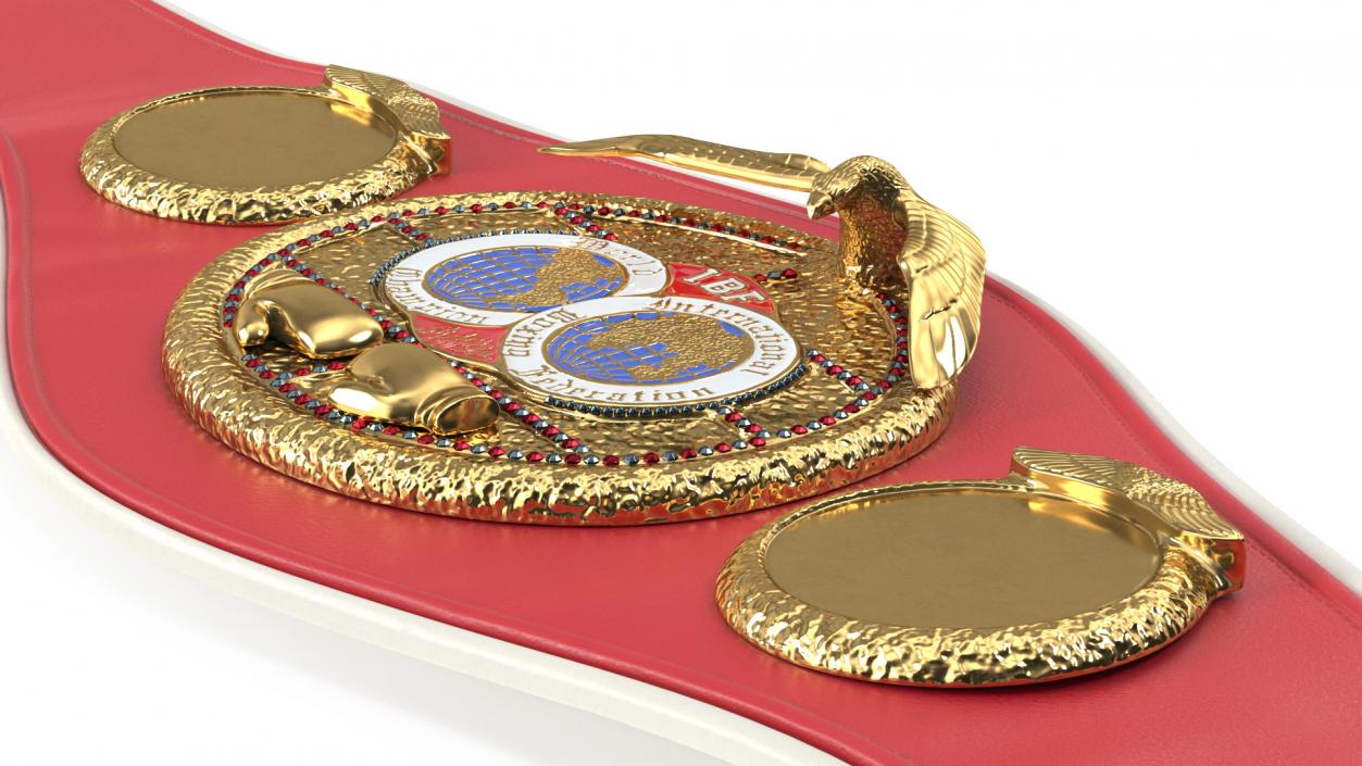 International Boxing Federation Belt whithout Fur 3D model