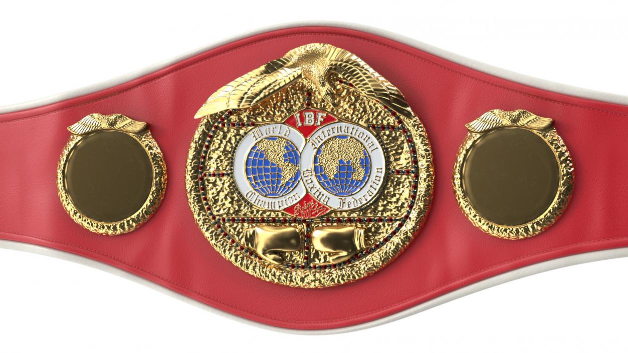 International Boxing Federation Belt whithout Fur 3D model