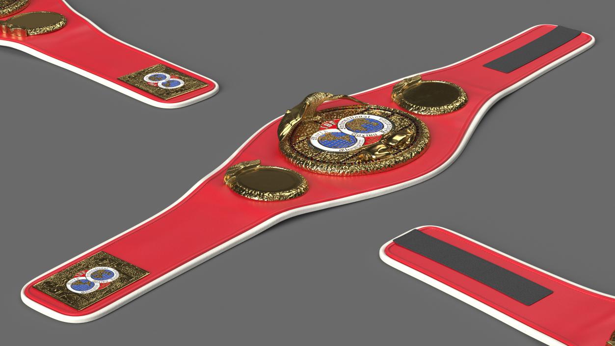 International Boxing Federation Belt whithout Fur 3D model