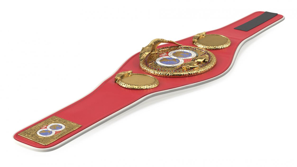 International Boxing Federation Belt whithout Fur 3D model