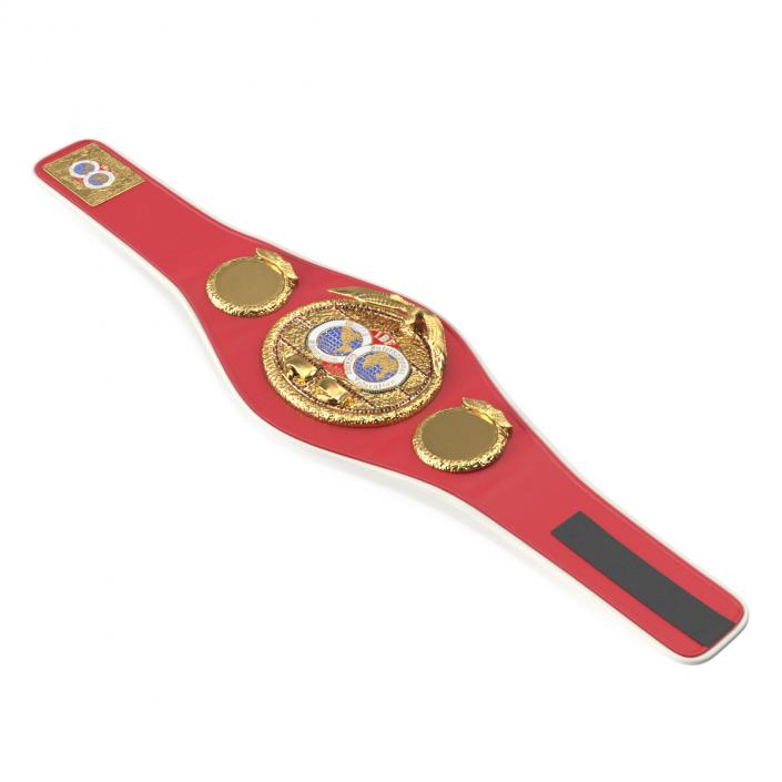 International Boxing Federation Belt whithout Fur 3D model