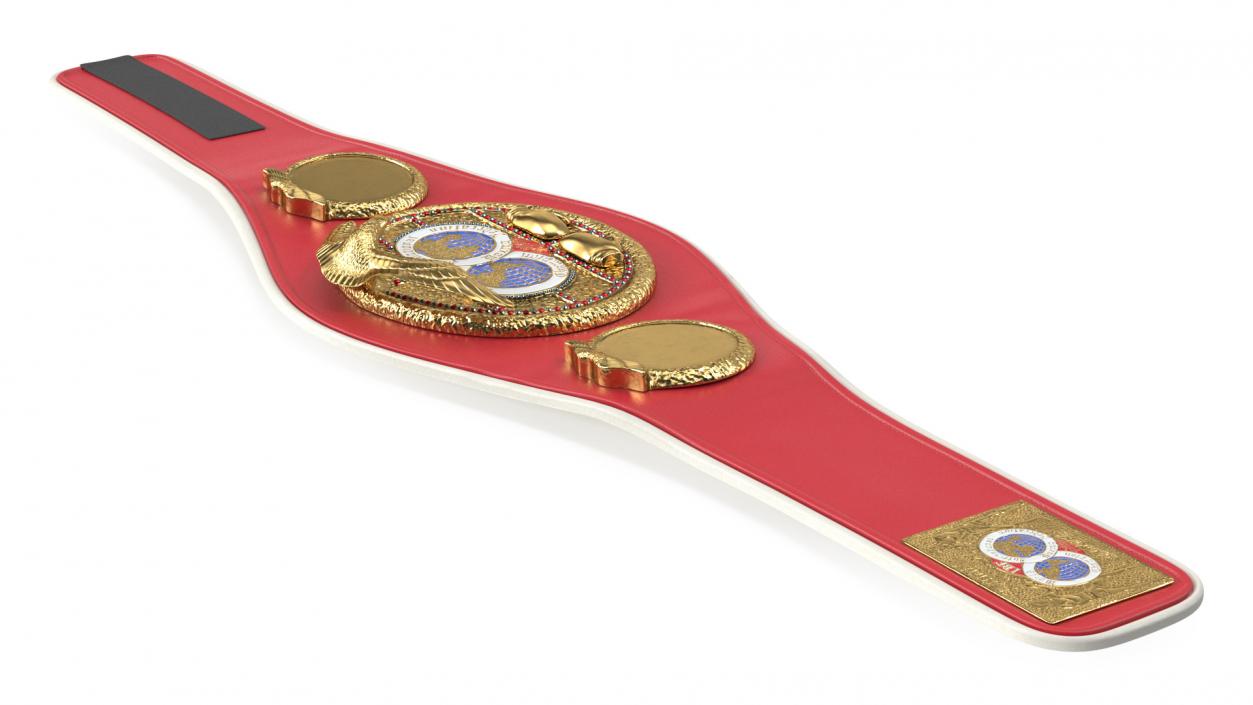 International Boxing Federation Belt whithout Fur 3D model