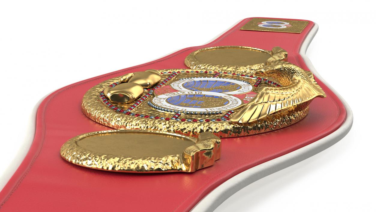 International Boxing Federation Belt whithout Fur 3D model