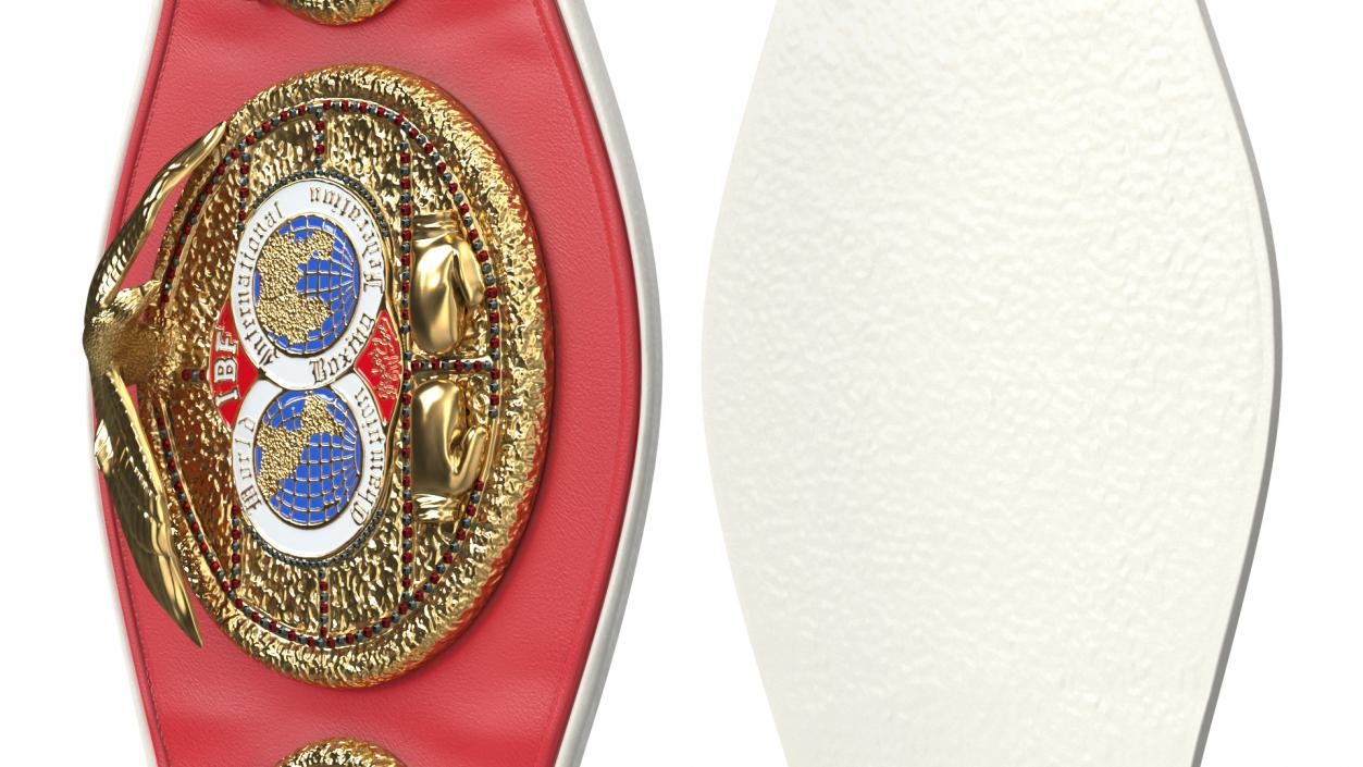 International Boxing Federation Belt whithout Fur 3D model