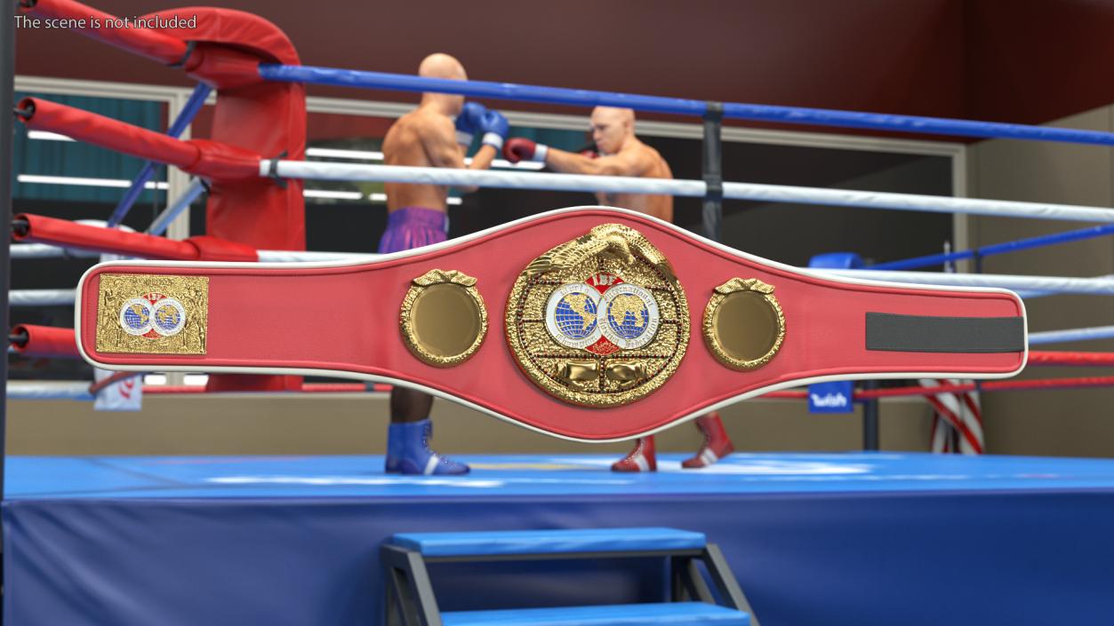 International Boxing Federation Belt whithout Fur 3D model