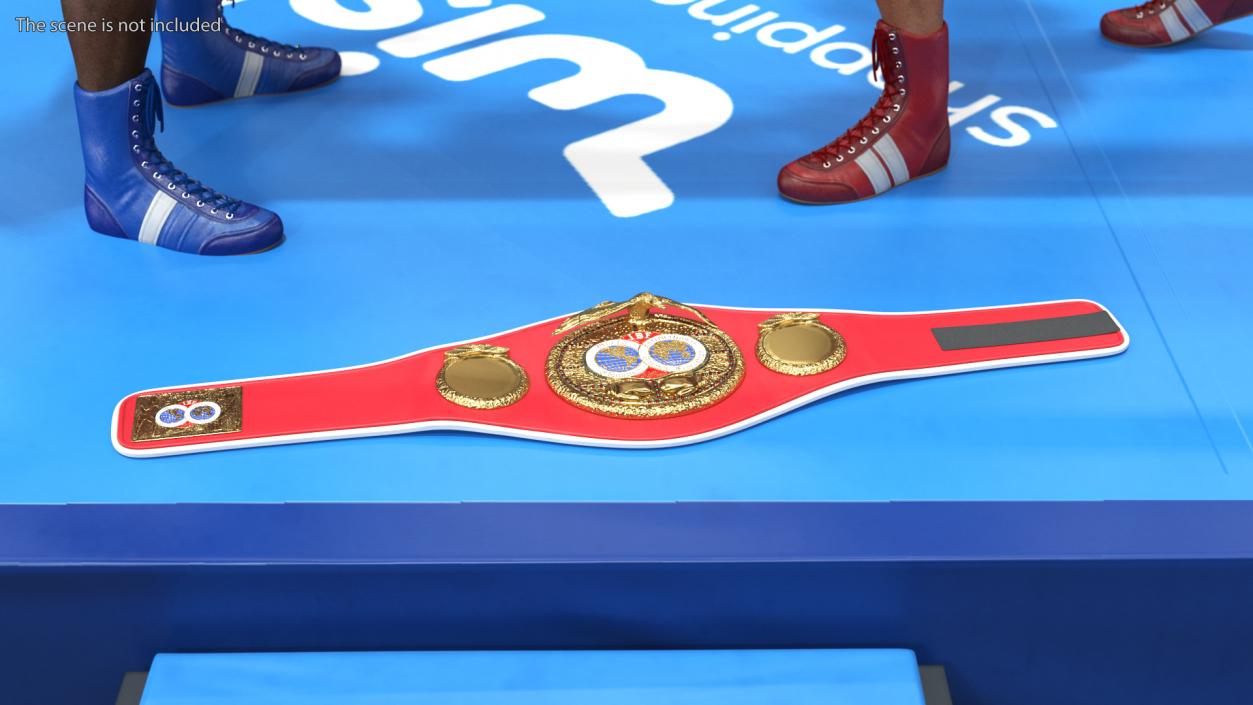 International Boxing Federation Belt whithout Fur 3D model