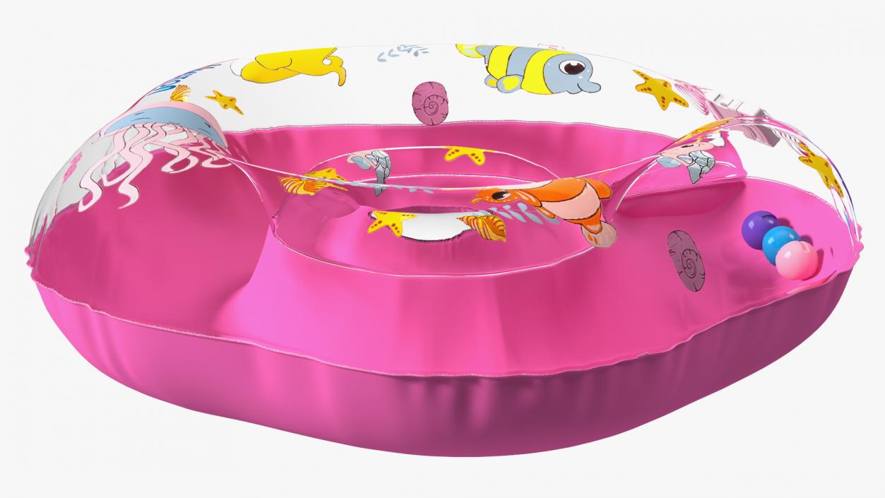 3D Baby Swimming Neck Ring model