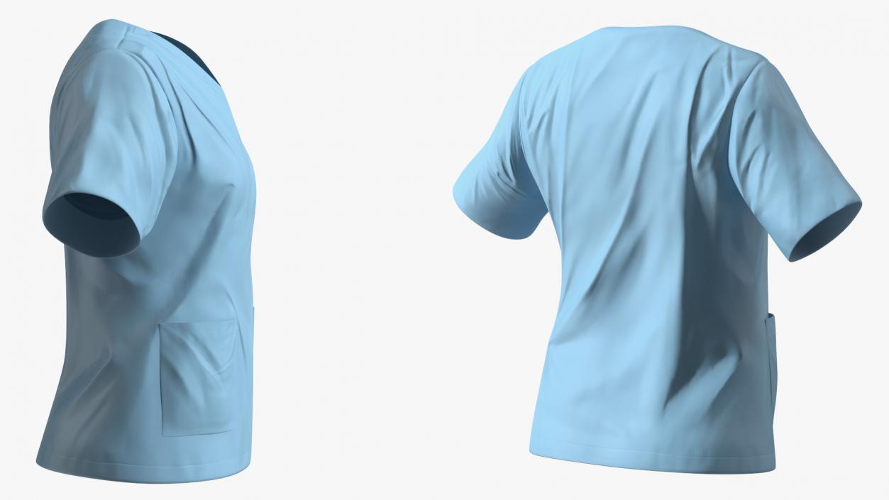 Medical Scrub Top 3D