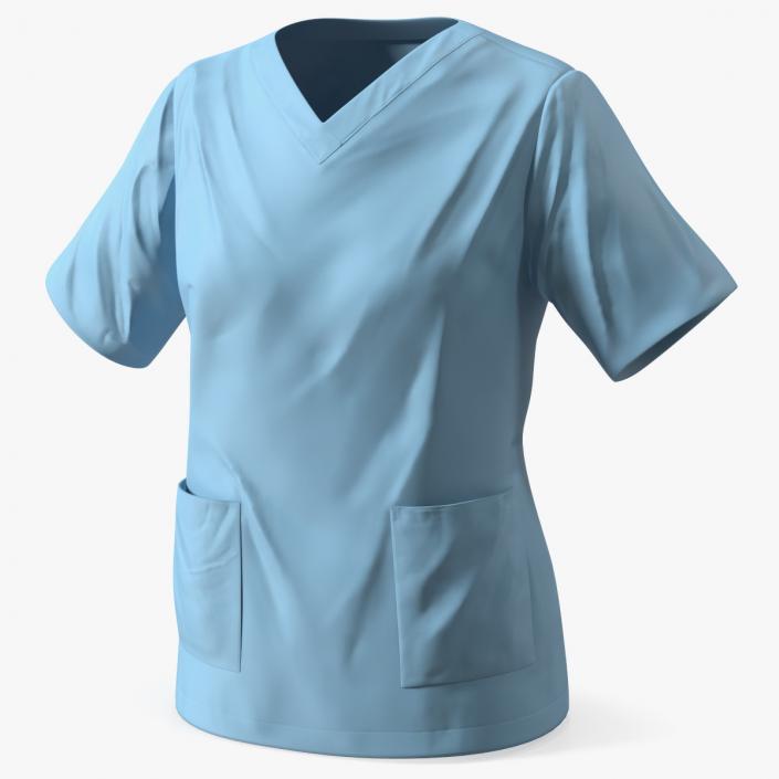 Medical Scrub Top 3D