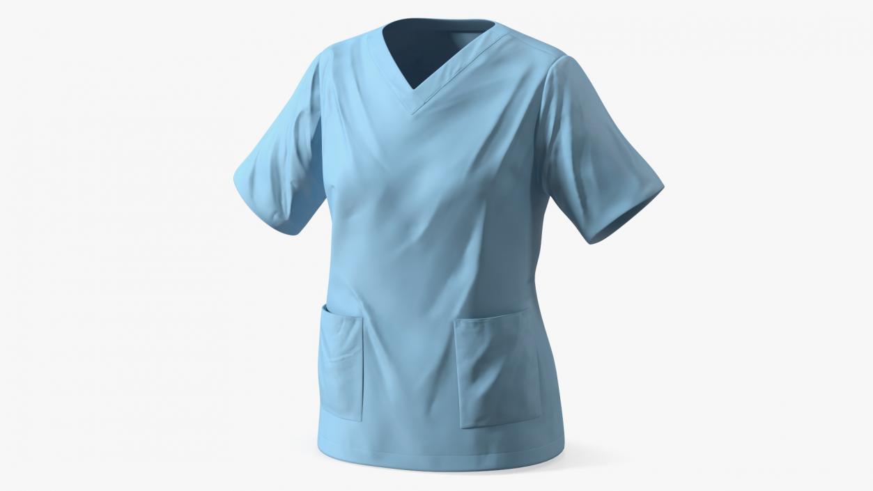 Medical Scrub Top 3D