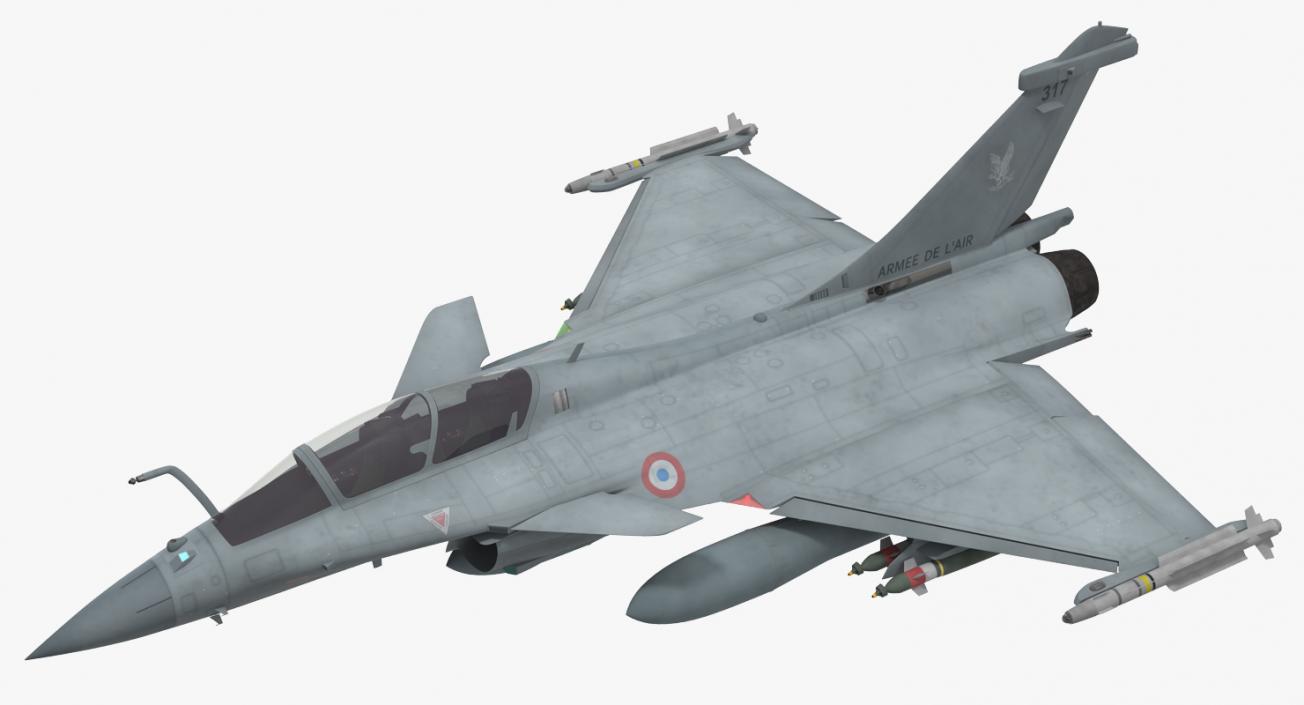 3D model Dassault Rafale