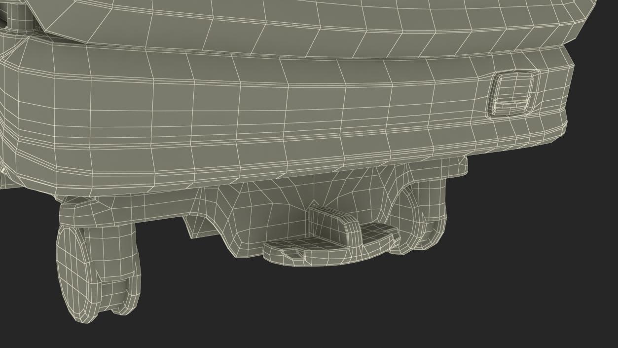 3D Smart Medical Bed Stryker Trendelenburg Position model