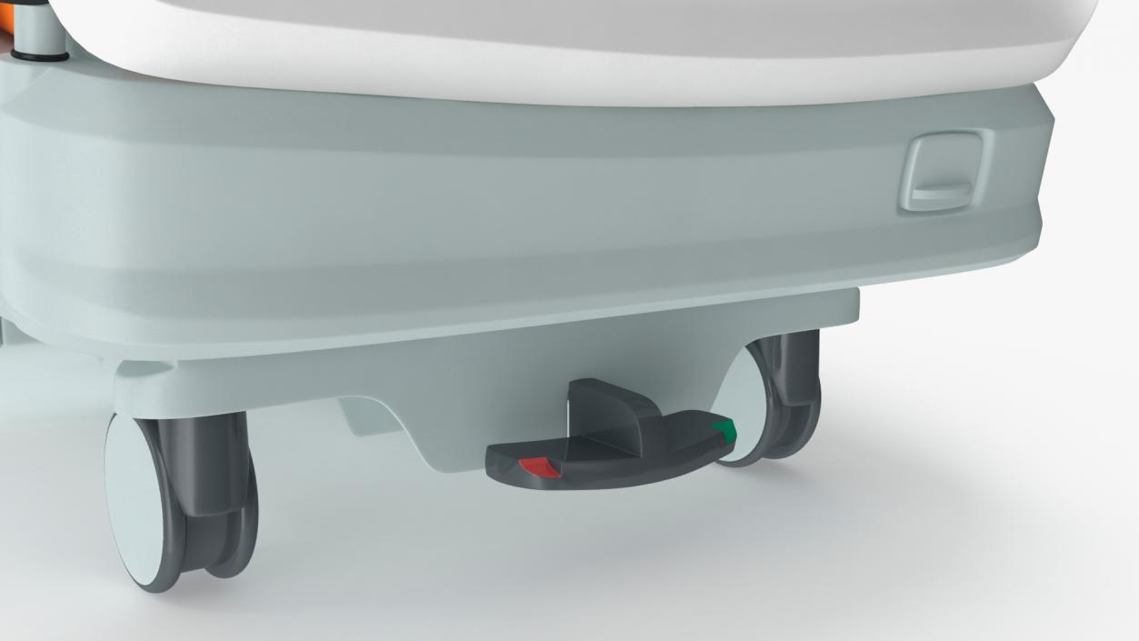 3D Smart Medical Bed Stryker Trendelenburg Position model