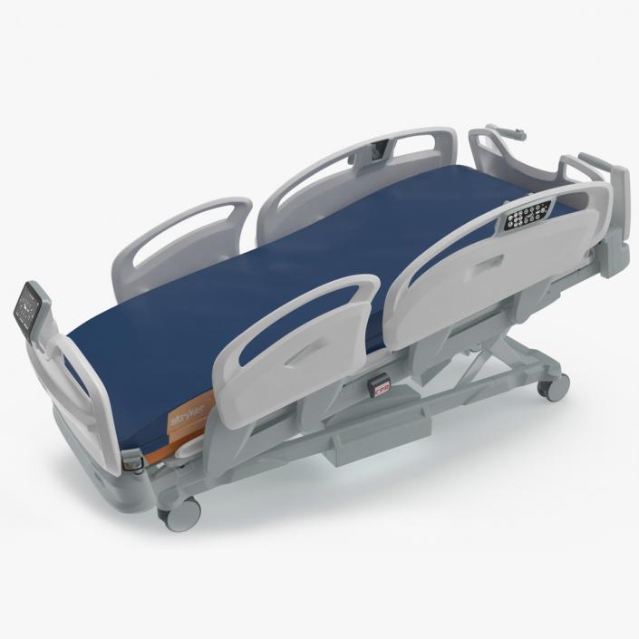 3D Smart Medical Bed Stryker Trendelenburg Position model