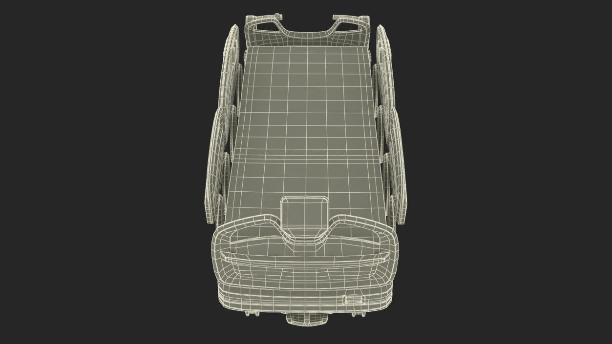 3D Smart Medical Bed Stryker Trendelenburg Position model