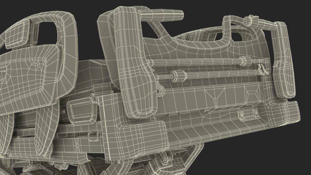 3D Smart Medical Bed Stryker Trendelenburg Position model