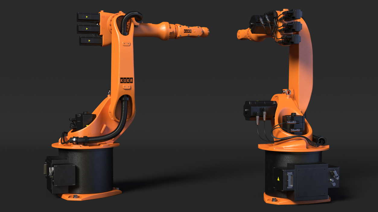 3D Low Payload Robot Arm Kuka KR 6 2 model