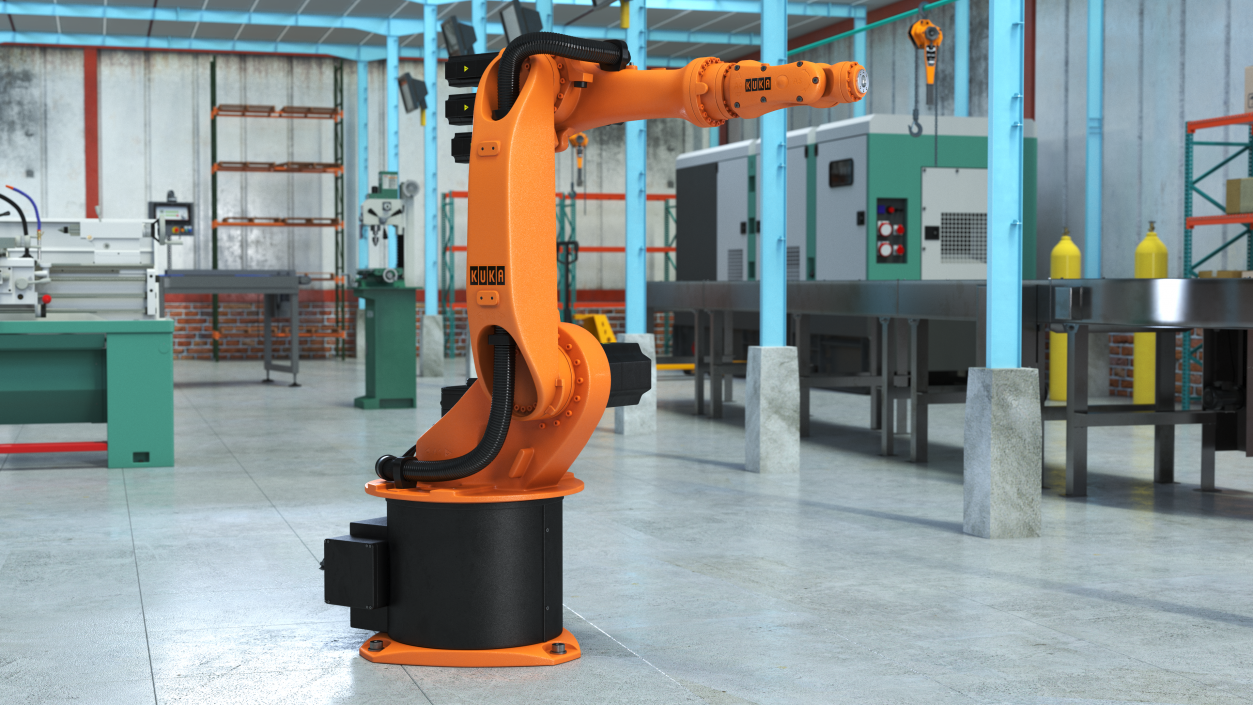 3D Low Payload Robot Arm Kuka KR 6 2 model