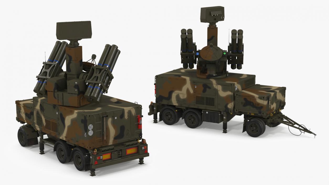 3D model Antiaircraft Missile Launcher on Alert 2