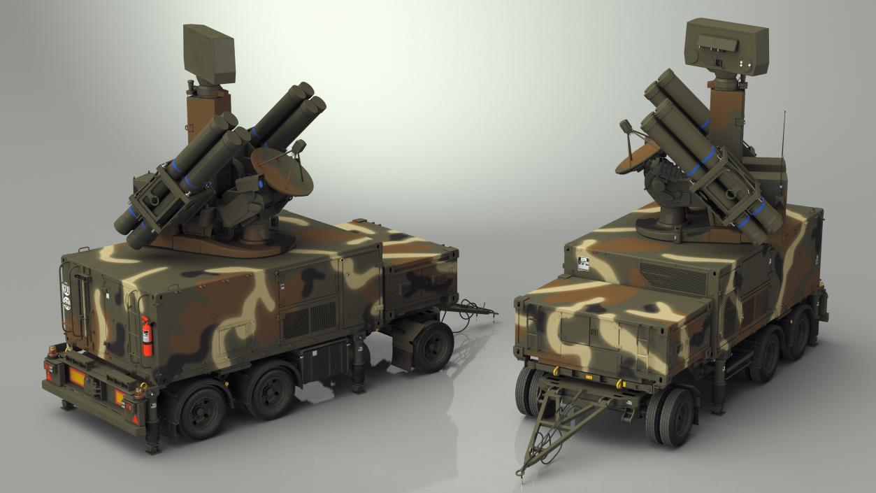 3D model Antiaircraft Missile Launcher on Alert 2