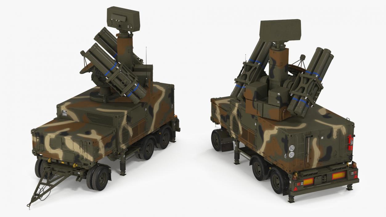 3D model Antiaircraft Missile Launcher on Alert 2