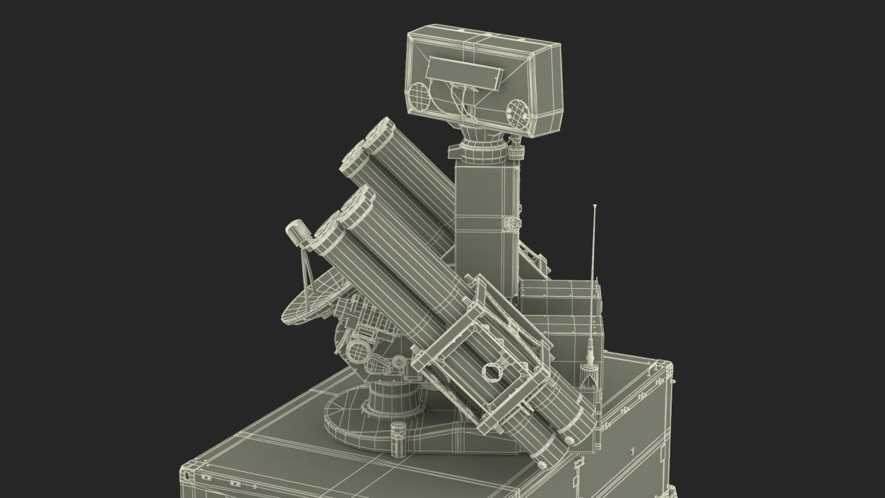 3D model Antiaircraft Missile Launcher on Alert 2